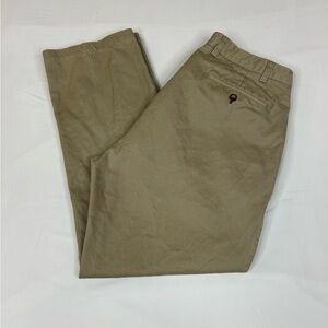 Orvis Pants 38x31 Twill Field Khaki Tan Straight Leg Classic Hiking Outdoorsman